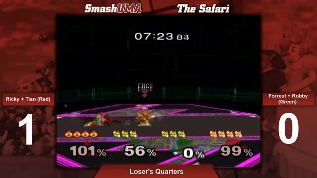 The Safari - Ricky & Tian (Red) vs IDKIDC & Pretty Good (Green) - Melee Doubles Loser's Quarters смотреть онлайн