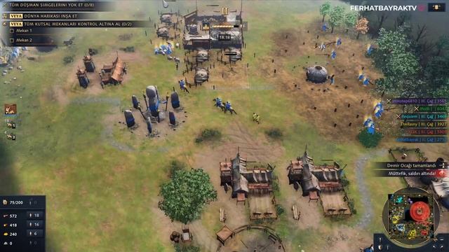 Mangudai ile köylü kesmece | Age of Empires 4 | TÜRKÇE | 2022 смотреть онлайн