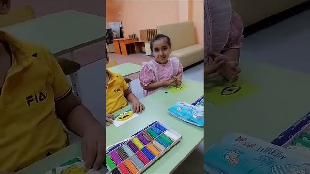Наше занятие изготавливаем "Подсолнух" в технике пластилинография. смотреть онлайн