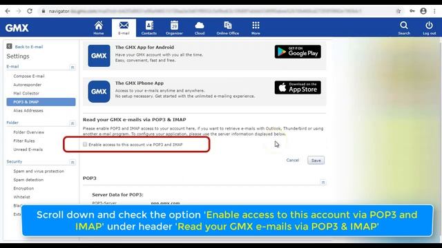How to Enable IMAP in GMX Email Account and Activate IMAP Settings for GMX Email Backup @gmx.com смотреть онлайн