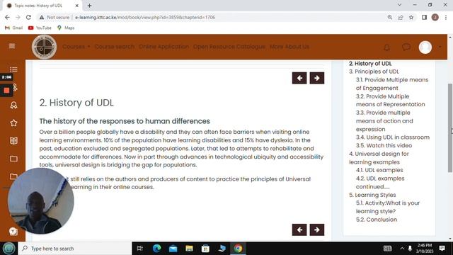 Topic notes Definition and Importance UDL Google Chrome 10 March 2023 смотреть онлайн