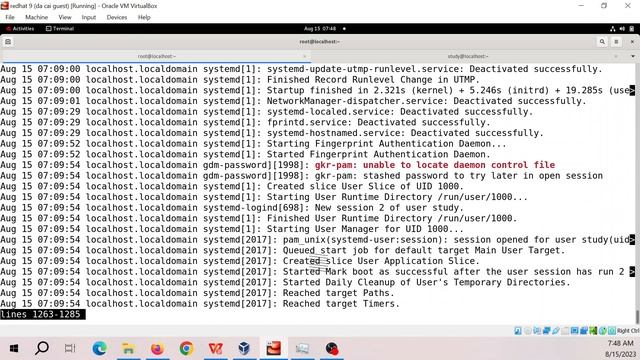 Redhat Linux 9: Tìm kiếm log sự kiện với journalctl смотреть онлайн