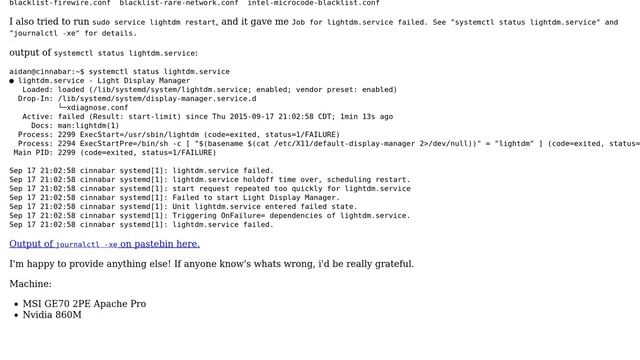 Ubuntu: Can't start LightDM after recent kernel update смотреть онлайн
