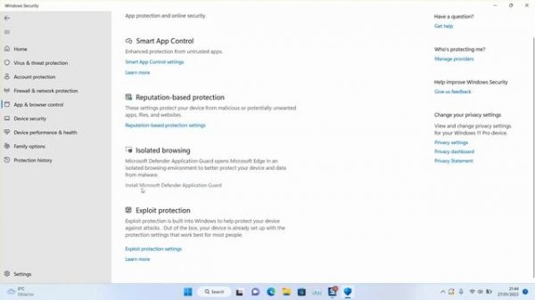 How to download and install Microsoft defender application guard for protection antivirus
