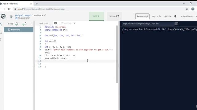 Repl it teachback Google Chrome 2019 08 26 08 47 35 смотреть онлайн