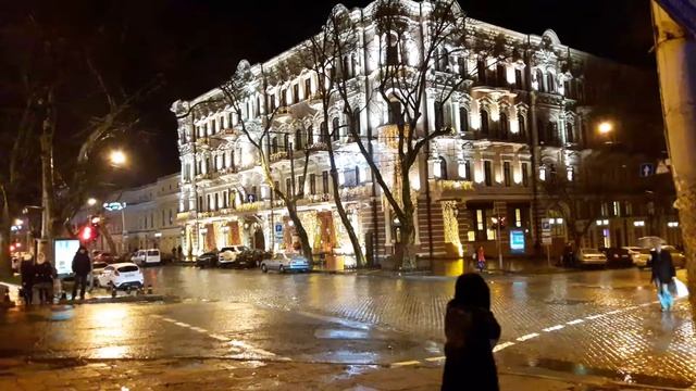 Пушкинская угол Бунина 29 декабря 2017 Одесса смотреть онлайн