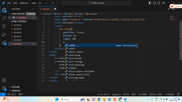 CSS 09 : Position fixed смотреть онлайн