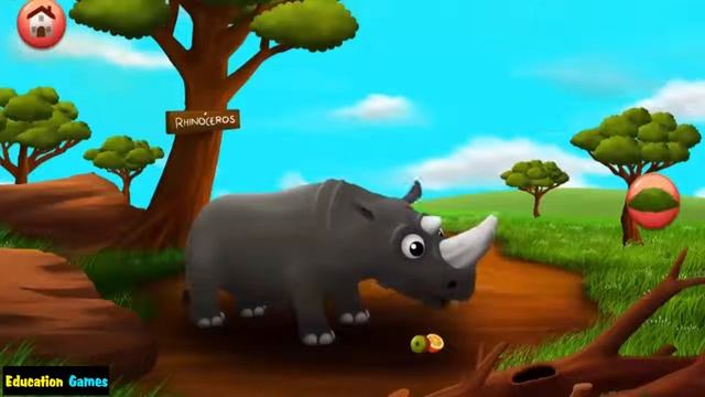 Learning Wild Animals - Feeding Time Safari - Games for Kids смотреть онлайн