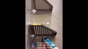 Лайфхак. Как установить полочки в ванной если ремонт уже готов