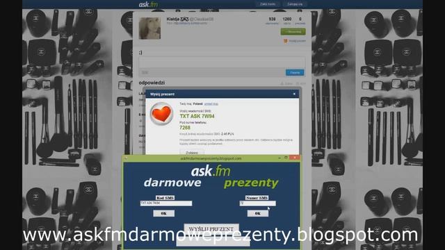 Sposób na darmowe prezenty ASK.FM DZIAŁA 2015! UPDATE! смотреть онлайн