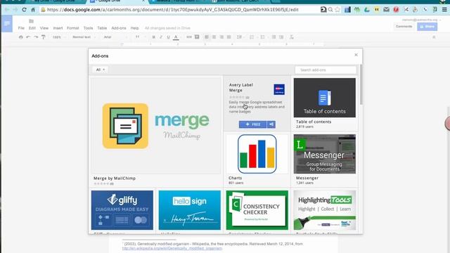 Google Docs: Research Tool & Easy Bib Add-on смотреть онлайн