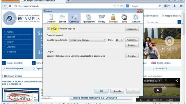 Assistenza e Supporti: come togliere il blocco popup in Mozilla Firefox смотреть онлайн