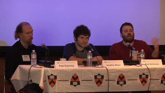 CITP Web Privacy and Transparency Conf. - Panel 1 смотреть онлайн