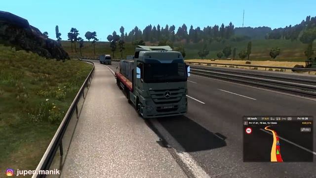 ETS2 | Transporting 4 Tons of Ventilation Shafts from Linz to Vienna смотреть онлайн