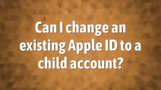 How do I change my Apple ID for a child under 13? смотреть онлайн