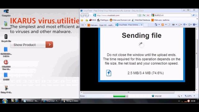 IKARUS virus.utilities vs. Malware links смотреть онлайн