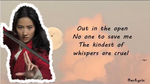 Loyal Brave True - Christina Aguilera - From Mulan (Lyric) смотреть онлайн