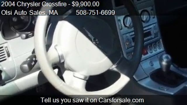 2004 Chrysler Crossfire Coupe for sale in Worcester, MA 0161 смотреть онлайн