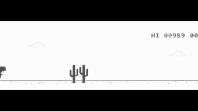 Playing Chrome Dinosaur game | All in one games | смотреть онлайн