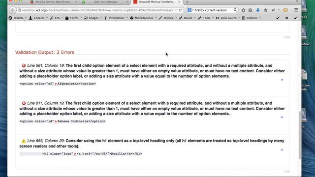 Web Developer Toolbar Basic Usage