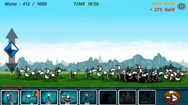 STICKMAN CARTOON WARS | Walkthrough GamePlay Part #4 iOS/Android смотреть онлайн