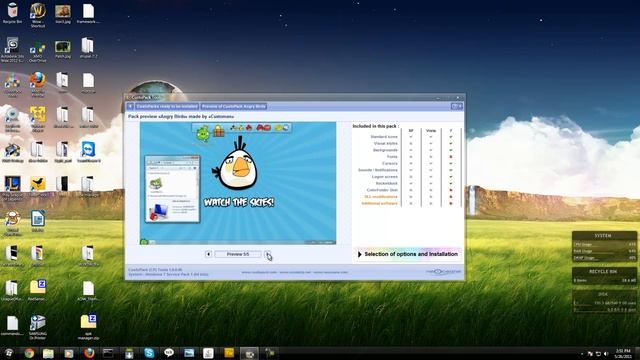 Easily change Windows 7 theme with CustoPack смотреть онлайн