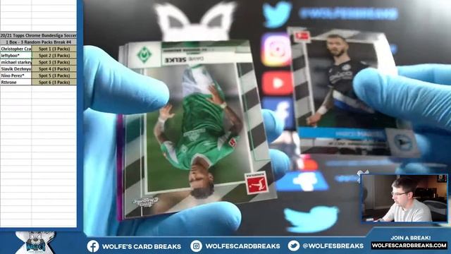 2020/21 Topps Chrome Bundesliga Soccer 1 Box - 3 Random Pack Break #4 смотреть онлайн