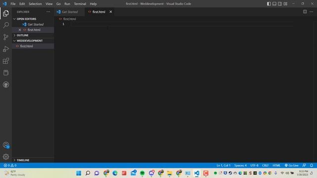 How to Run HTML in Visual Studio Code and Google Chrome смотреть онлайн