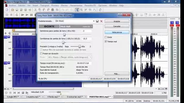 Sound Forge - Ejemplos básicos смотреть онлайн