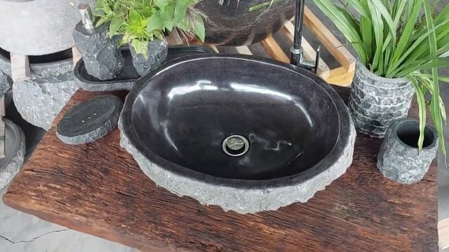 Раковина из речного камня 4098 смотреть онлайн