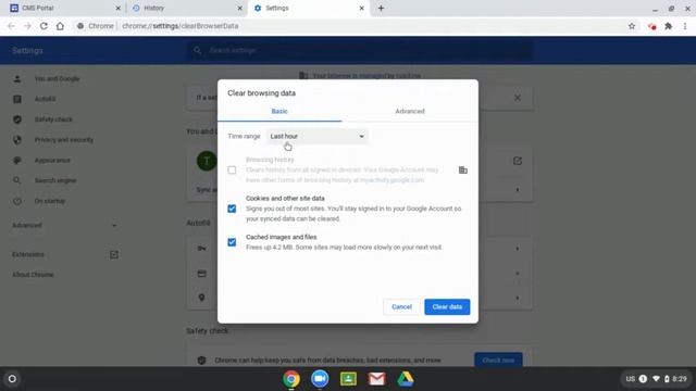 Chrome: Clear Cookies and Cache смотреть онлайн