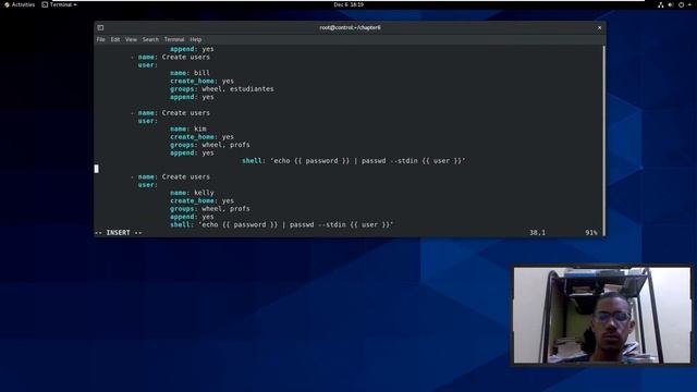LAB.11.2: Gestión de usuarios con ansible. | CentOS 8 смотреть онлайн