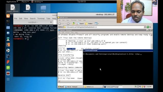 4. Cyber Security - Netcat Demonstration - Anand K смотреть онлайн