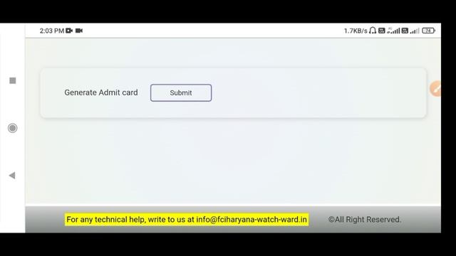 FCI Watchman admit card जारी | fci watchman admit card 2022 | fci haryana admit card смотреть онлайн
