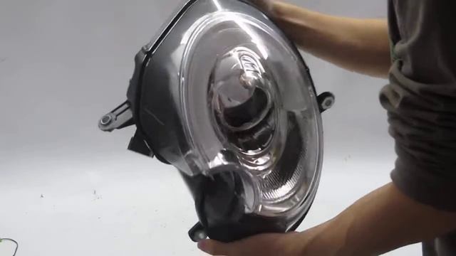 CrazyTheGod R52 R55 R56 R57 R58 R59 XENON HID CCFL Projector Headlight CHROME for MINI RHD LHD смотреть онлайн