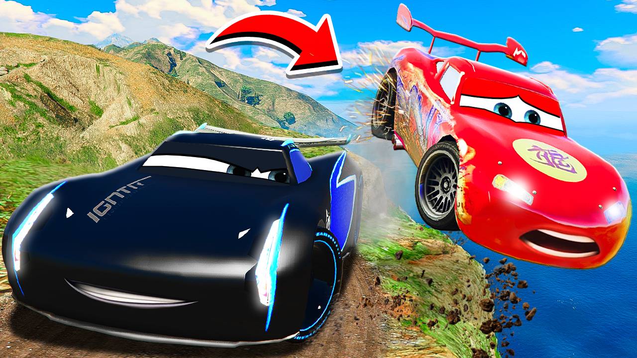 БИТВА МОЛНИЯ МАКВИН КРАСНЫЙ ДРАКОН ПРОТИВ ДЖЕКСОНА ШТОРМА! ЭПИЧНАЯ ГОНКА ГТА 5 МОДЫ МУРКА смотреть онлайн