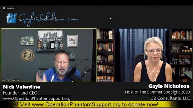 Nick Valentine – Founder and CEO of OperationPhantomSupport.org today on the Summer Spotlight! смотреть онлайн