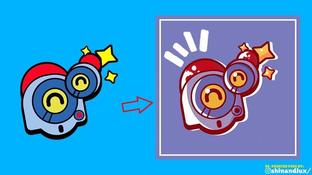 Brawl Stars Re-Painted Pins | MEG, ASH & More смотреть онлайн