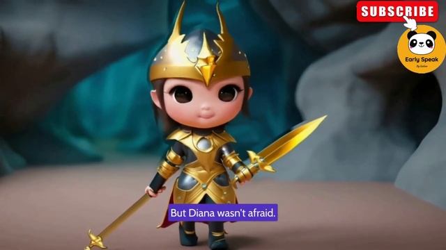 BRAVE DIANA AND FIERCE DRAGON: New Moral Story with Subtitles 💥💥| Dragon Blows Fiery Fire on Villag смотреть онлайн