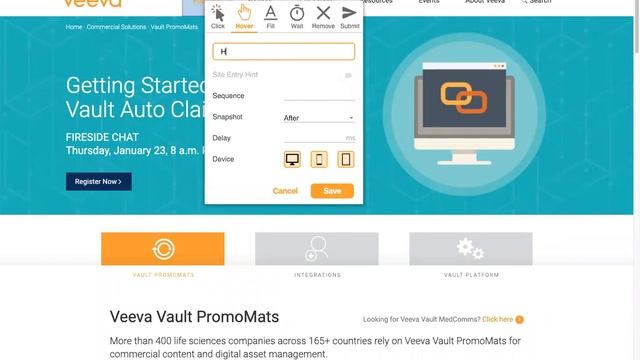 Veeva Web2PDF Chrome Extension Demo смотреть онлайн