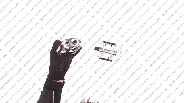 Педали велосипедные (с катафотами, хром) (mod:01) DS... смотреть онлайн