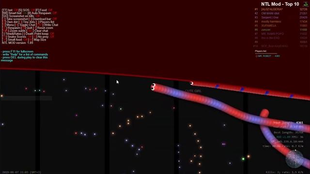 slither io Google Chrome 2019 08 07 21 00 59 Trim CUTE смотреть онлайн