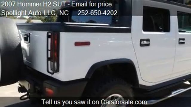2007 Hummer H2 SUT SUT - for sale in Goldsboro, NC 27530 смотреть онлайн