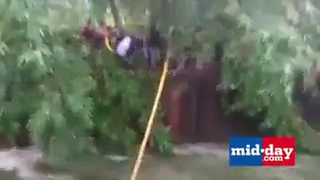 Powai locals brave rains to save drowning teenager смотреть онлайн