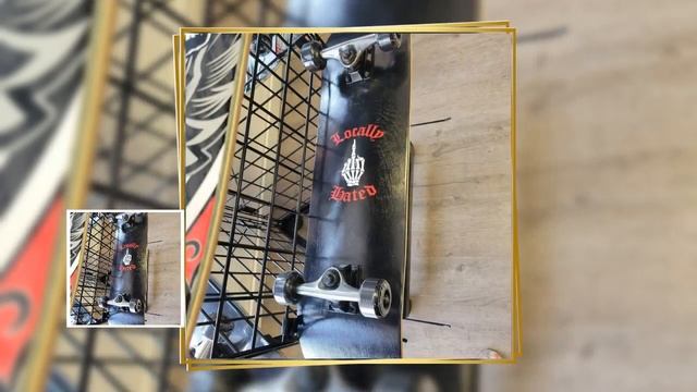 Locally Hated 7.75" Complete Skateboard - Stained Black смотреть онлайн