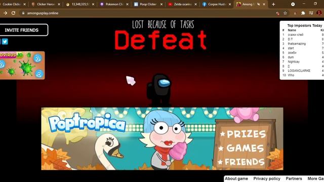 Among Us Play Online Google Chrome 2021 06 23 16 53 56 смотреть онлайн