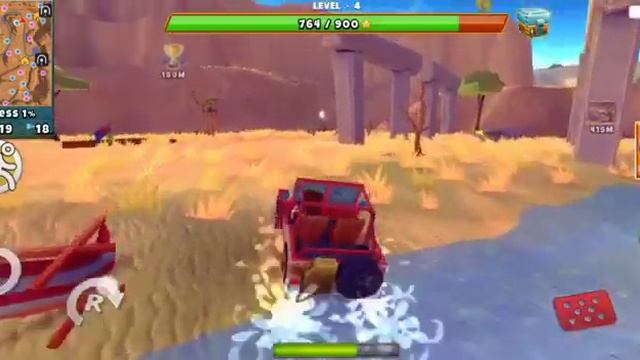 Crush the Zombies on the Car. Zombie Offroad Safari gameplay play androidgames смотреть онлайн