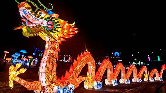 Фестиваль Гигантских Китайских Фонарей в Киеве смотреть онлайн