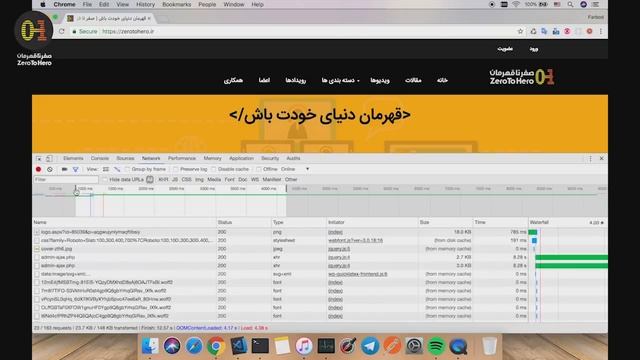 Chrome Network Devtools
