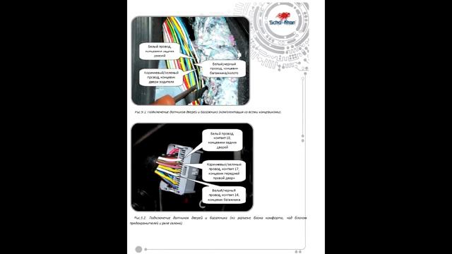 Datsun on-DO, Datsun mi-Do - Карта монтажа автосигнализации SCHER-KHAN LOGICAR 3-6 смотреть онлайн